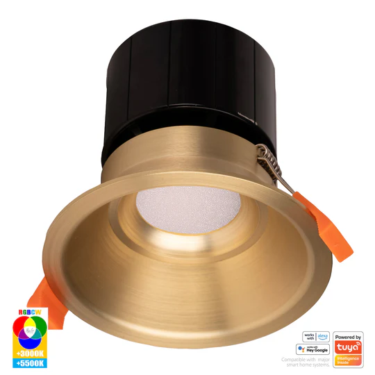Recessed Downlight Prime RGB CCT LED 12W IP54 WIFI BR