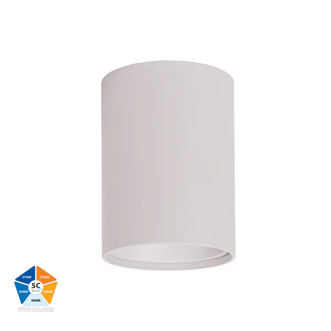 Surface downlight Nella WHT 5CCT LED 12W IP54 Surface downlight Nella WHT 5CCT LED 12W IP54