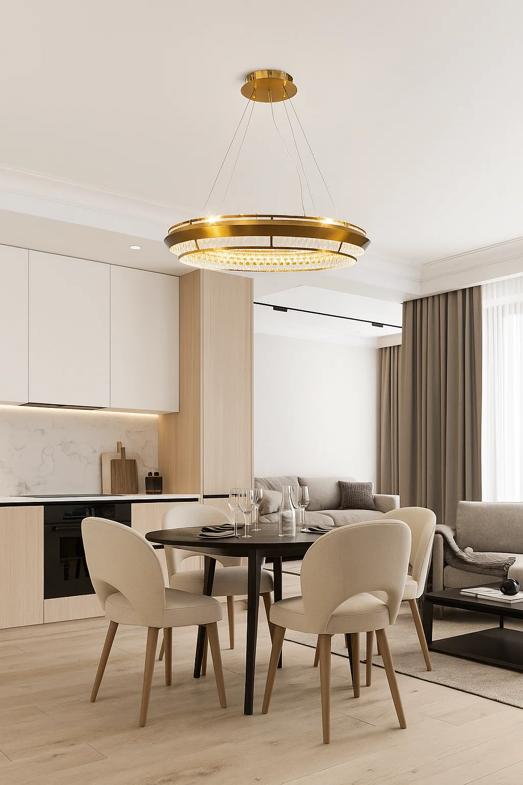 Pendant lamp Royal Crystal LED 48W CCT Dim D80 GL remote Pendant lamp Royal Crystal LED 48W CCT Dim D80 GL remote