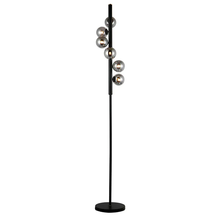 Floor lamp Midday FL 6L BLK