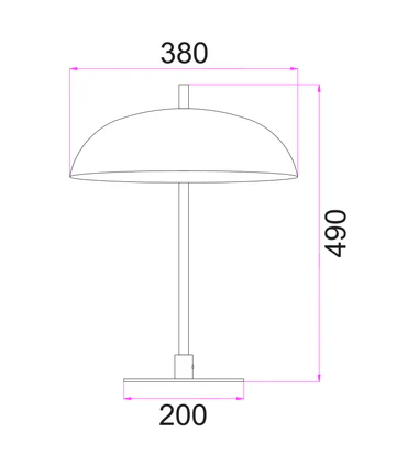 Table lamp Paraguas 2E27  Table lamp Paraguas 2E27