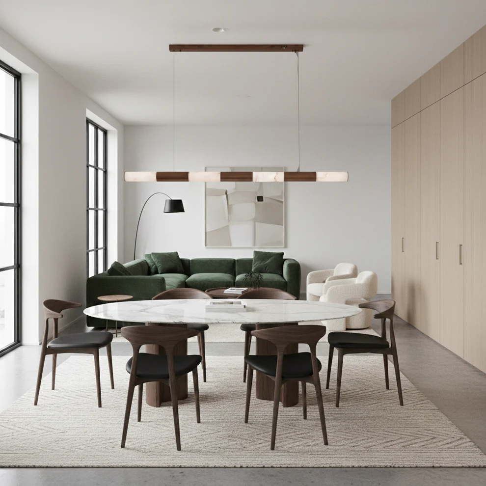 Pendant lamp Heliora Marble L180 CF