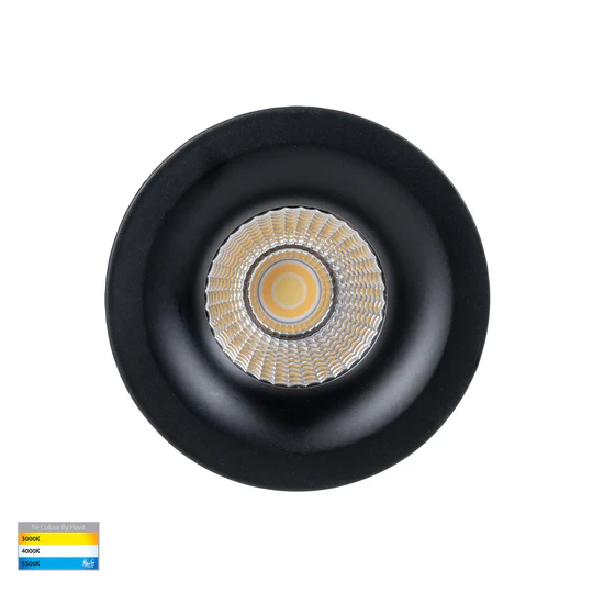 Recessed Downlight Niche Round LED 6W 3CCT IP54 BLK