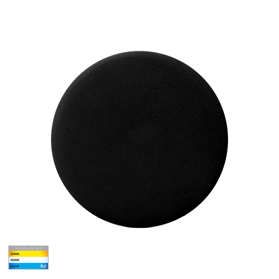 Wall light Halo TRI Colour LED 7W BLK