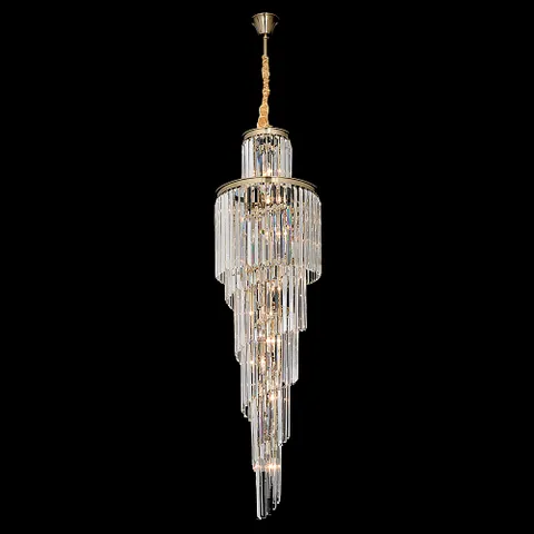 Pendant lamp Chanel S High Quality K9 Crystal 15xE14 D400 GD Pendant lamp Chanel S High Quality K9 Crystal 15xE14 D400 GD