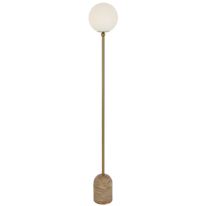 Floor lamp GINA E27 D200 H1500 SWT BEIGE TRAVERTINE Floor lamp GINA E27 D200 H1500 SWT BEIGE TRAVERTINE