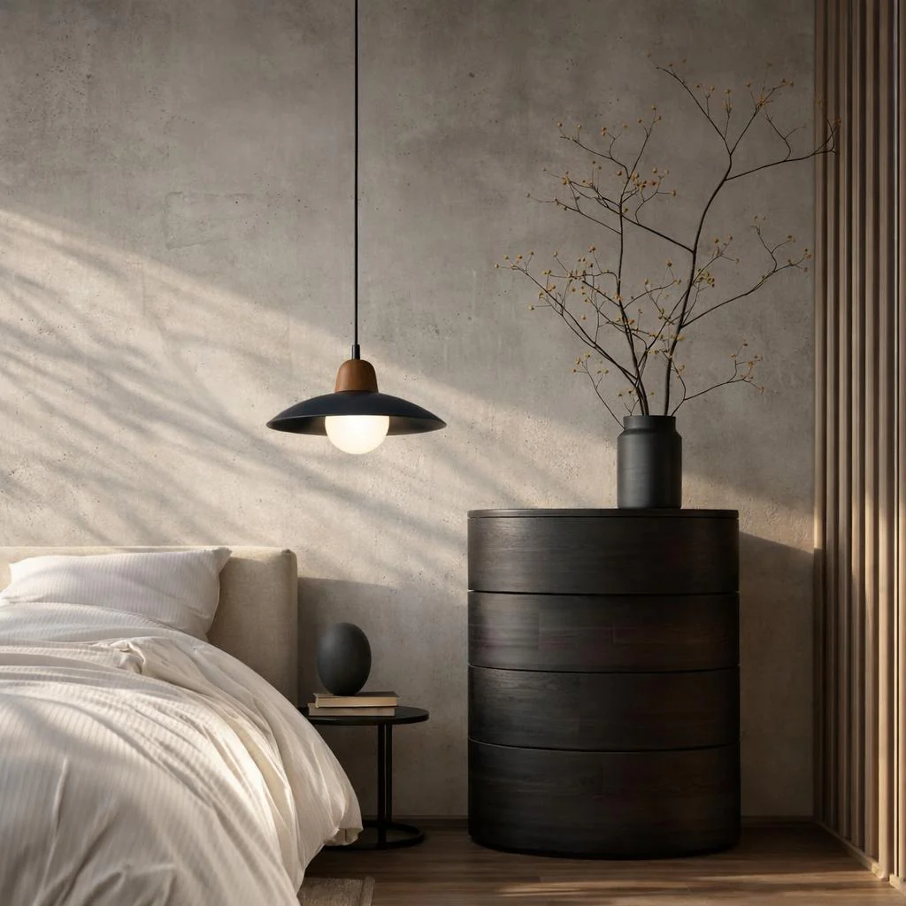 Pendant lamp Vanta Travertine G9 BL