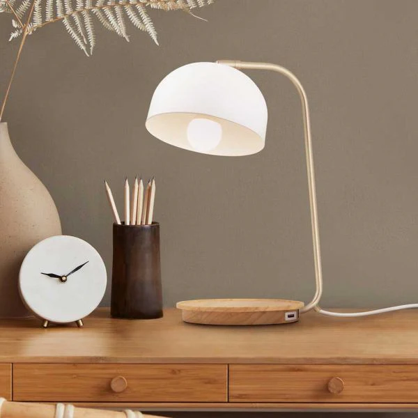 Desk lamp Jonte usb charging port WHT Desk lamp Jonte usb charging port WHT