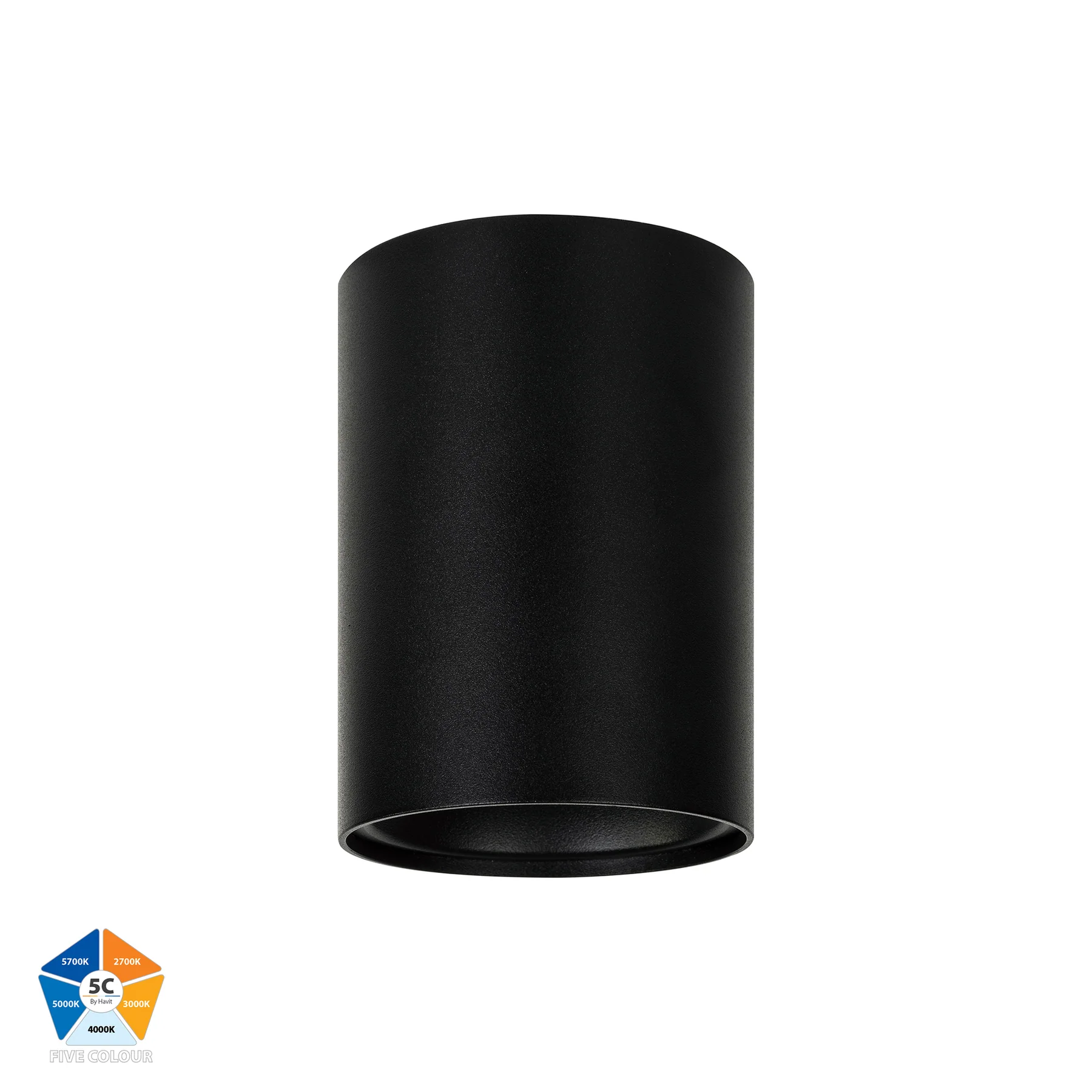 Surface downlight Nella 12V 12W 5CCT LED BLK