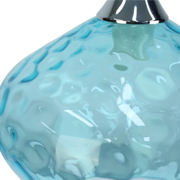 Pendant Light Zyla Glass Oval E27 D29 BLU