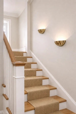 Wall light Half Moon Shell Large BRS