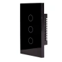 Wall Switch 3 Gang Black HV9210-3 Wifi