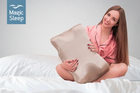 Beauty Pillowcase Magic sleep silk grey