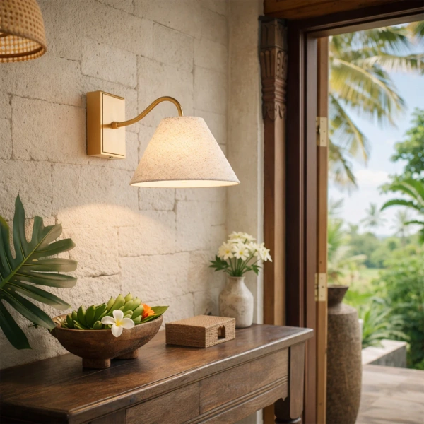 Wall lamp Rosalind Rechargeable LED CCT Dimmable brs