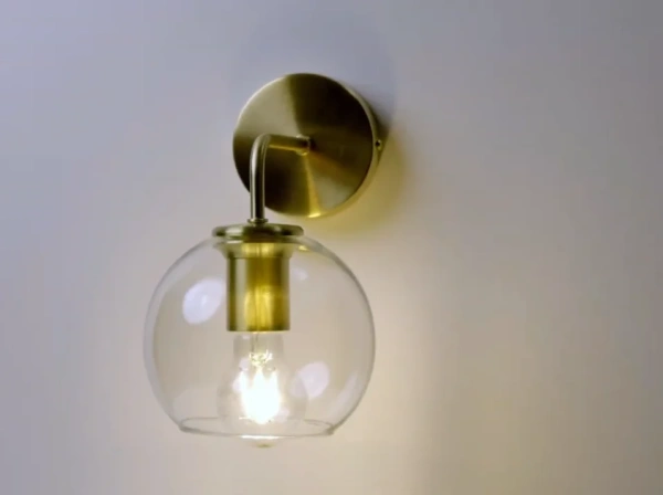 Wall light Sylvia E27 BRS