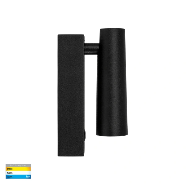 Wall light Lesen Single Adjustable 3CCT 3W BLK