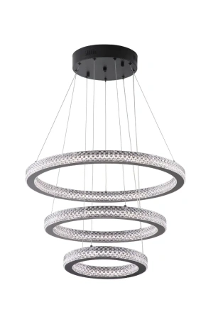 Pendant lamp ANILLO 3 Rings LED 35W BL