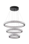 Pendant lamp ANILLO 3 Rings LED 35W BL