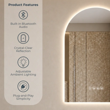 Mirror Arcadia Arch LED