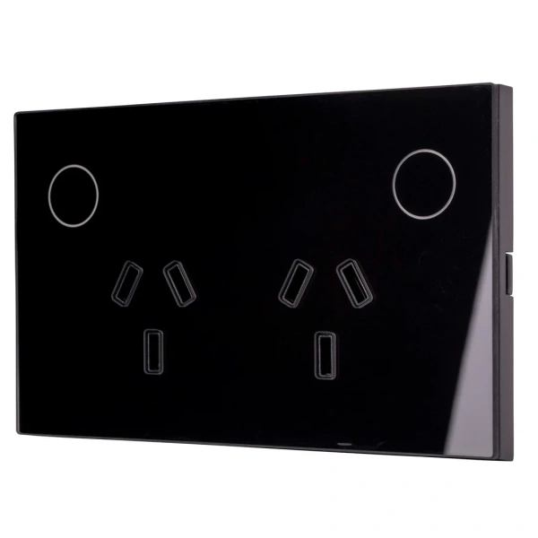 Double Powerpoint Black HV9214 Wifi