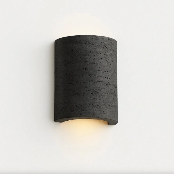 Wall lamp Wisp Travertine GU10 BL