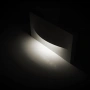 Wall light Lisca 5W 3CCT 12V DC RECTANGULAR LED BLK