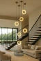 Pendant lamp Carinena P1 Alabaster Spanish Marble LED 10W BRS