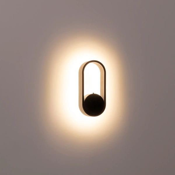 Wall light Ovale HV8080T-BLK LED 7W TRI Colour Dimmable Wall light Ovale HV8080T-BLK LED 7W TRI Colour Dimmable