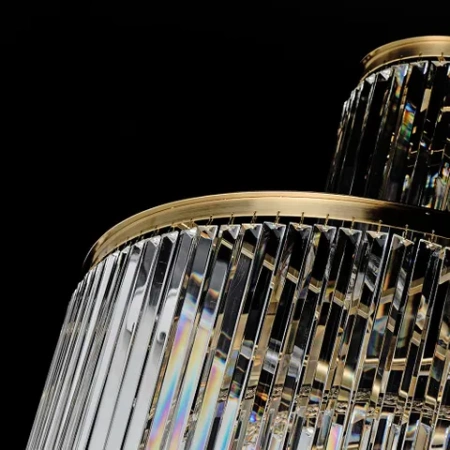 Pendant lamp Chanel L High Quality K9 Crystal 35xE14 D700 GD