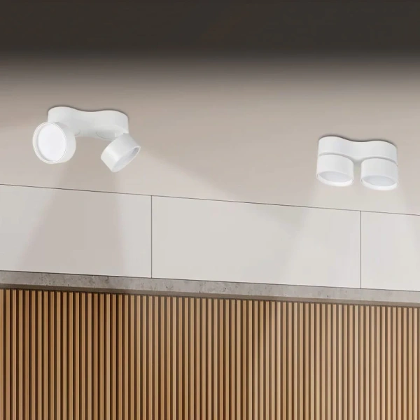 Downlight Diaz Trio LED Twin Head 24W WHT Downlight Diaz Trio LED Twin Head 24W WHT