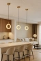 Pendant lamp Carinena P1 Alabaster Spanish Marble LED 10W BRS