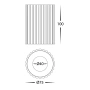 Surface downlight HV5851S-BLK Nella 3CCT LED 7W IP65 240V