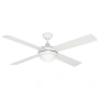 Ceiling fan CAPRICE B22 AC WH D52 with Light