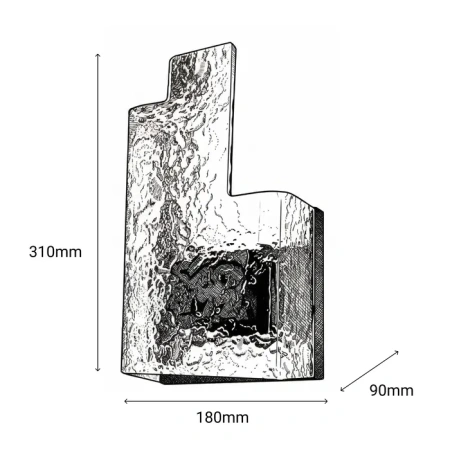Wall light Trent 10W LED GL