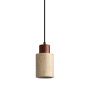 Pendant lamp Tibur 100 E14 Travertine