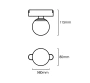 Track Clear Ball Z5090-6.36.CCT.BK 24V 6W WIFI