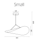 Pendant lamp Arca Small LED 18W