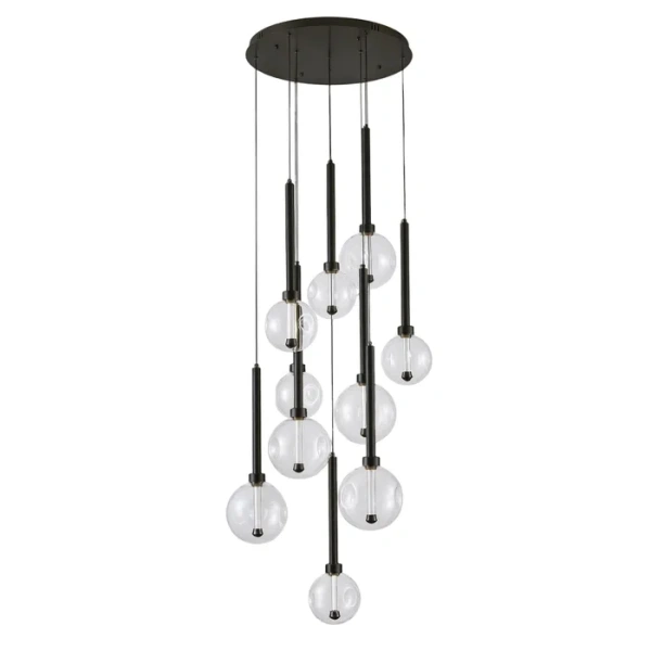 Pendant light Meteor 10 LED 45W BLK