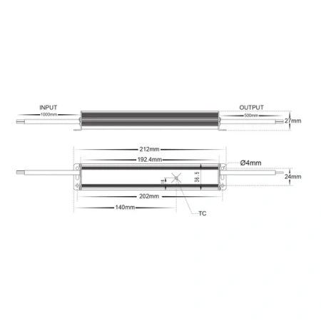 Driver LED HV9658 30W 12V IP66 Weatherproof