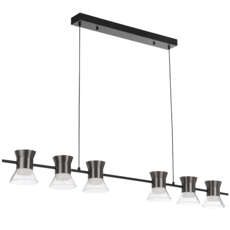 Pendant lamp Tipico 6 130 LED 36W 3K BK
