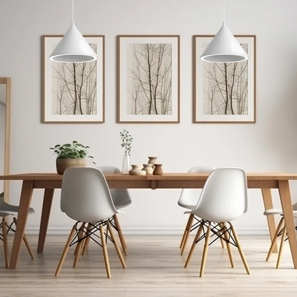 Pendant lamp Cono WH