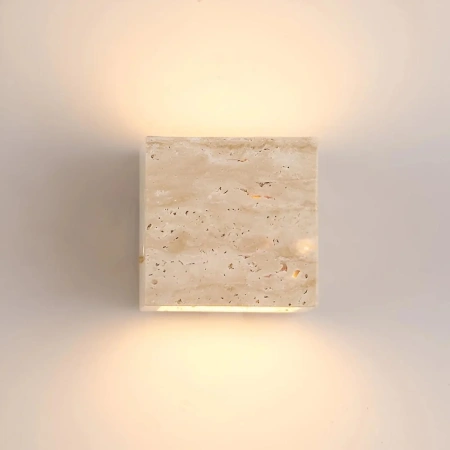 Wall lamp Wisp Cube Travertine G9 NT
