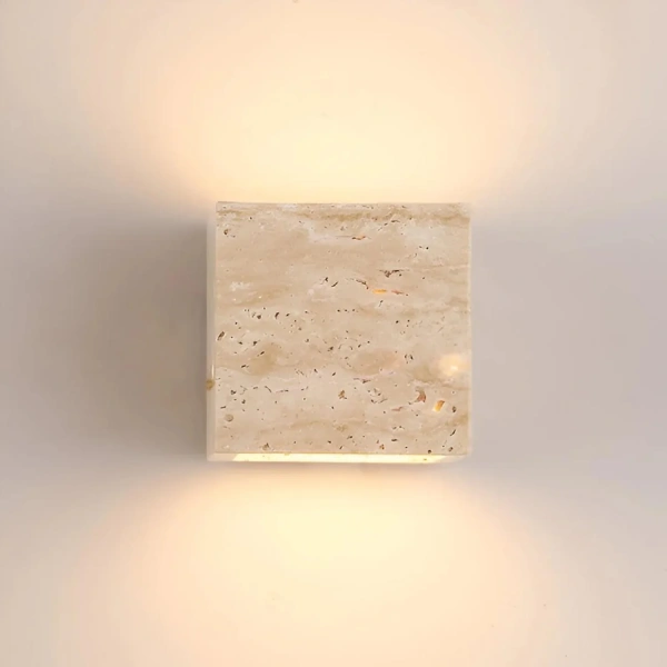 Wall lamp Wisp Cube Travertine G9 NT