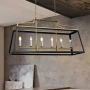 Pendant lamp MONTEAL 6 E14 AGBK