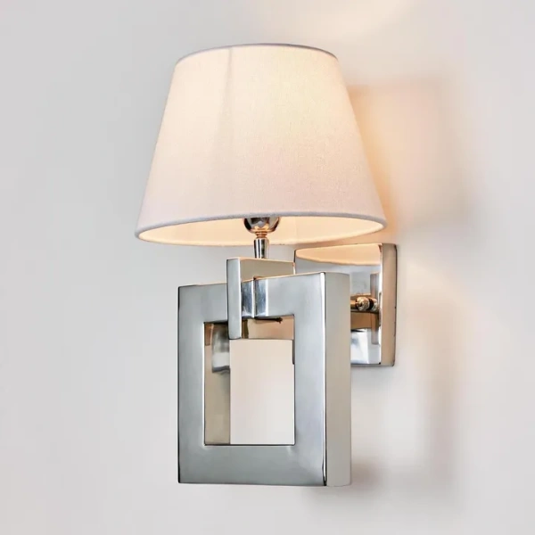 Wall light Beverly Base E27 H360 NKL