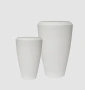 Pebble Set of 2 Tall Planters 3.0kg White