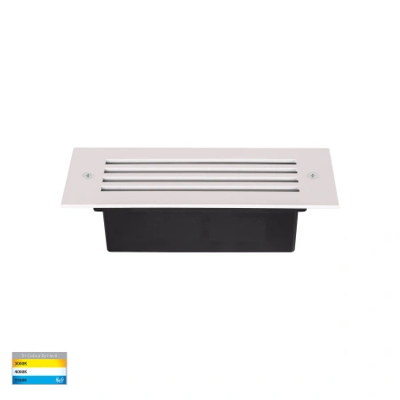 Step light Bata with Grill 6W LED 240V 3CCT WHT