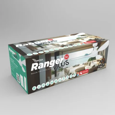 Ceiling Fan Ranger RWS 56 DC WiFi WHT