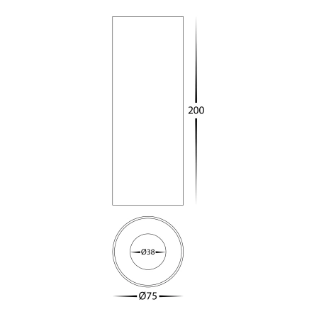 Surface downlight Nella BR 7w LED