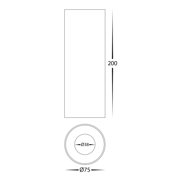 Surface downlight Nella BR 7w LED